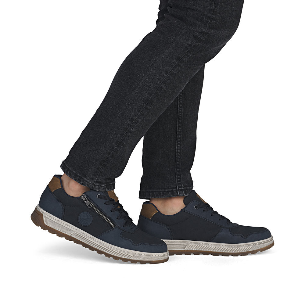 Men’s Lace & Side-Zip Casual Sneaker