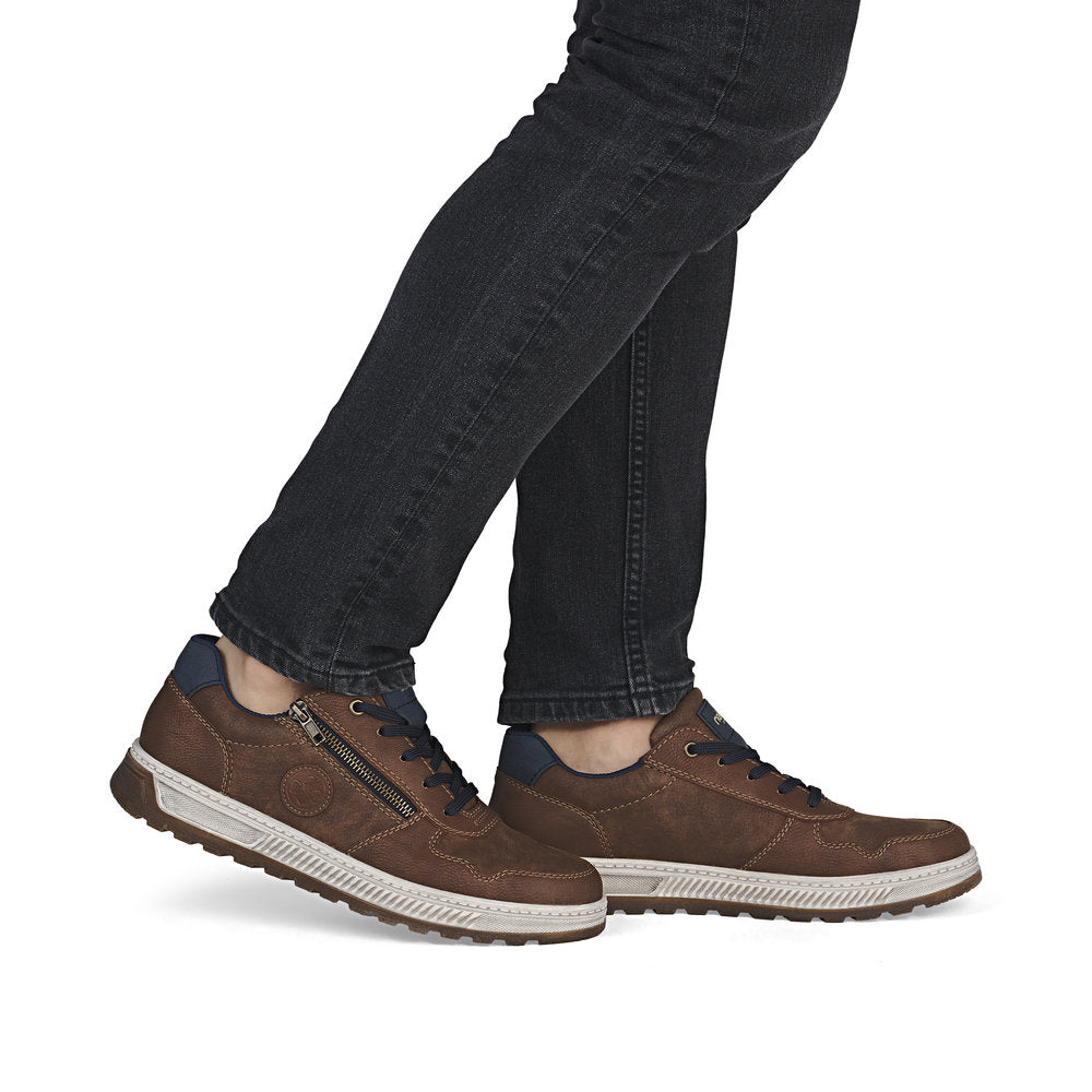 Men’s Lace & Side-Zip Casual Sneaker