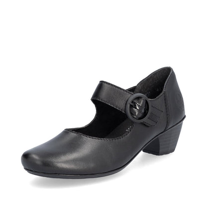 Women's leather Mary Jane Strap Shoe