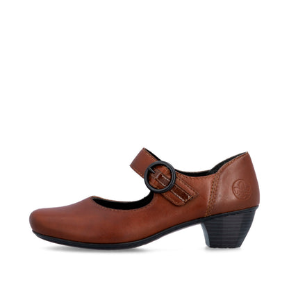 Women's leather Mary Jane Strap Shoe