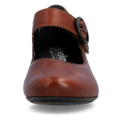 Women's leather Mary Jane Strap Shoe