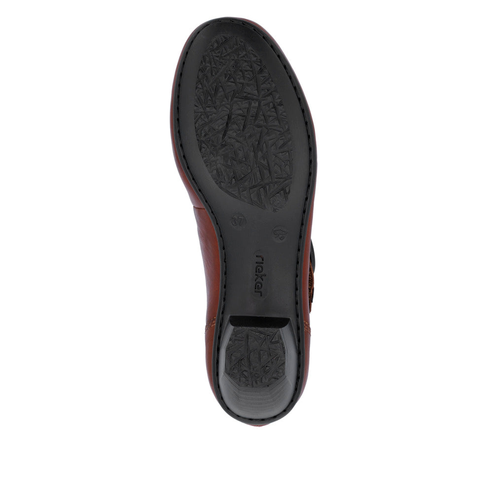 Women's leather Mary Jane Strap Shoe