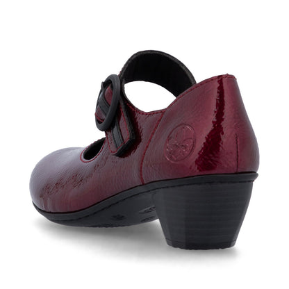 Women's leather Mary Jane Strap Shoe