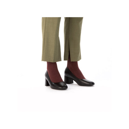 Women’s Leather/Suede Slip-On Pump