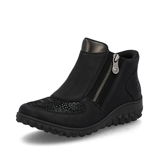 Women’s Wide-Fit Zip-Up Ankle Boot