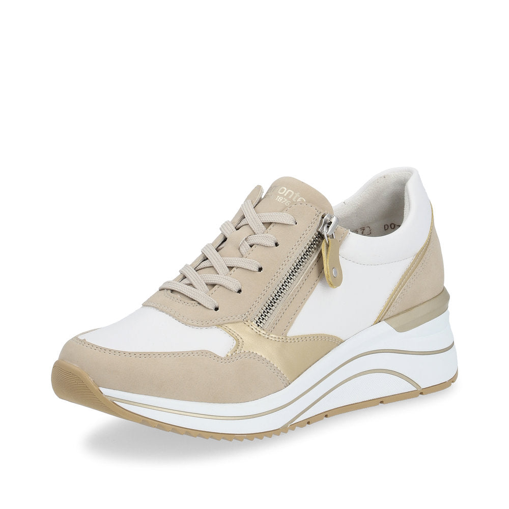 Women’s Leather Lace-Up Sneakers