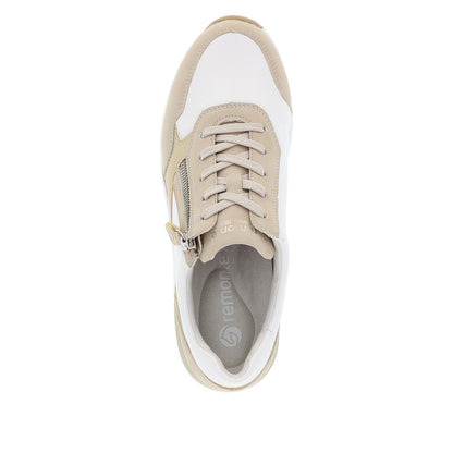 Women’s Leather Lace-Up Sneakers