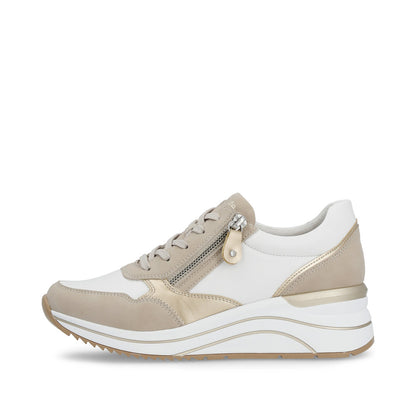 Women’s Leather Lace-Up Sneakers