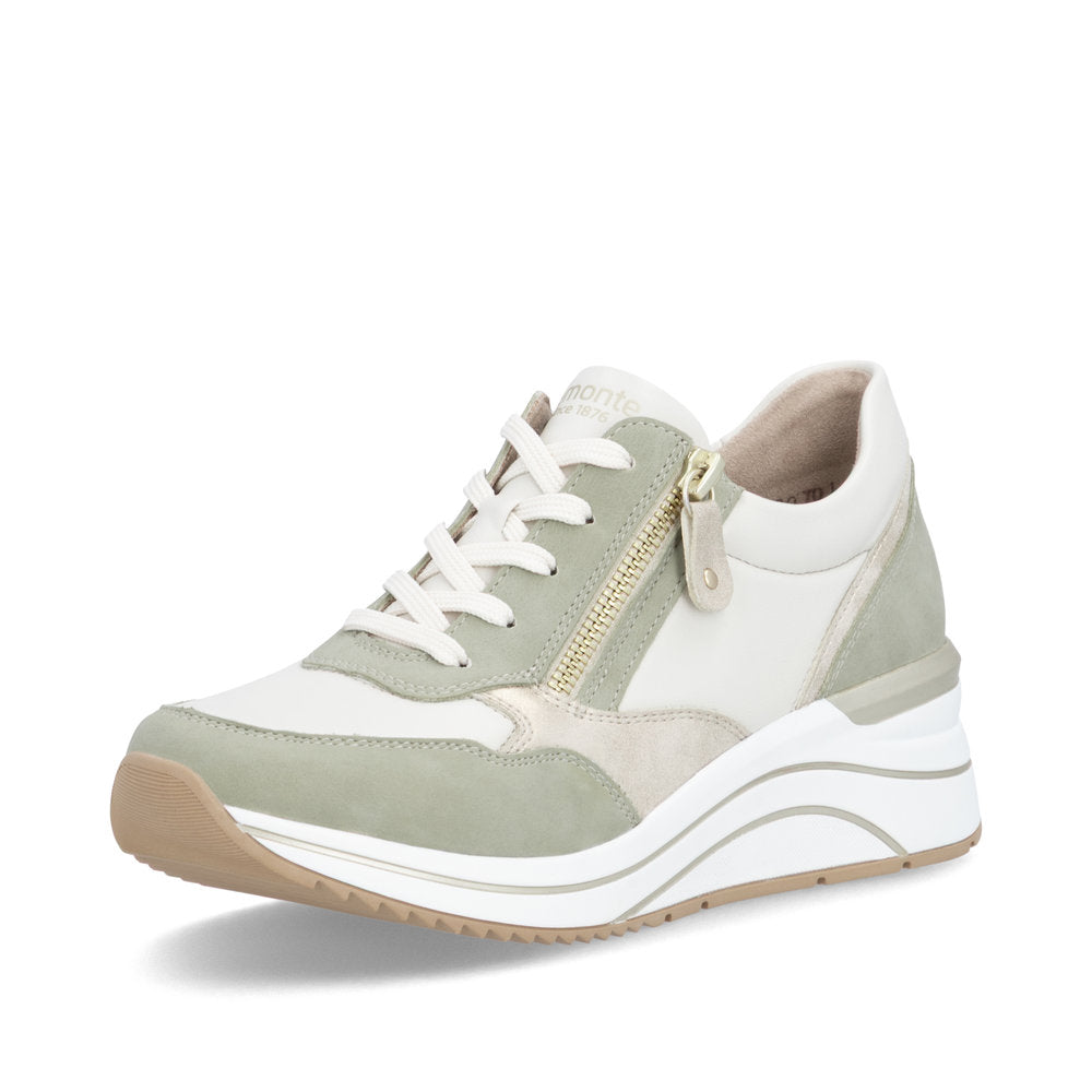Women’s Leather Lace-Up Sneakers