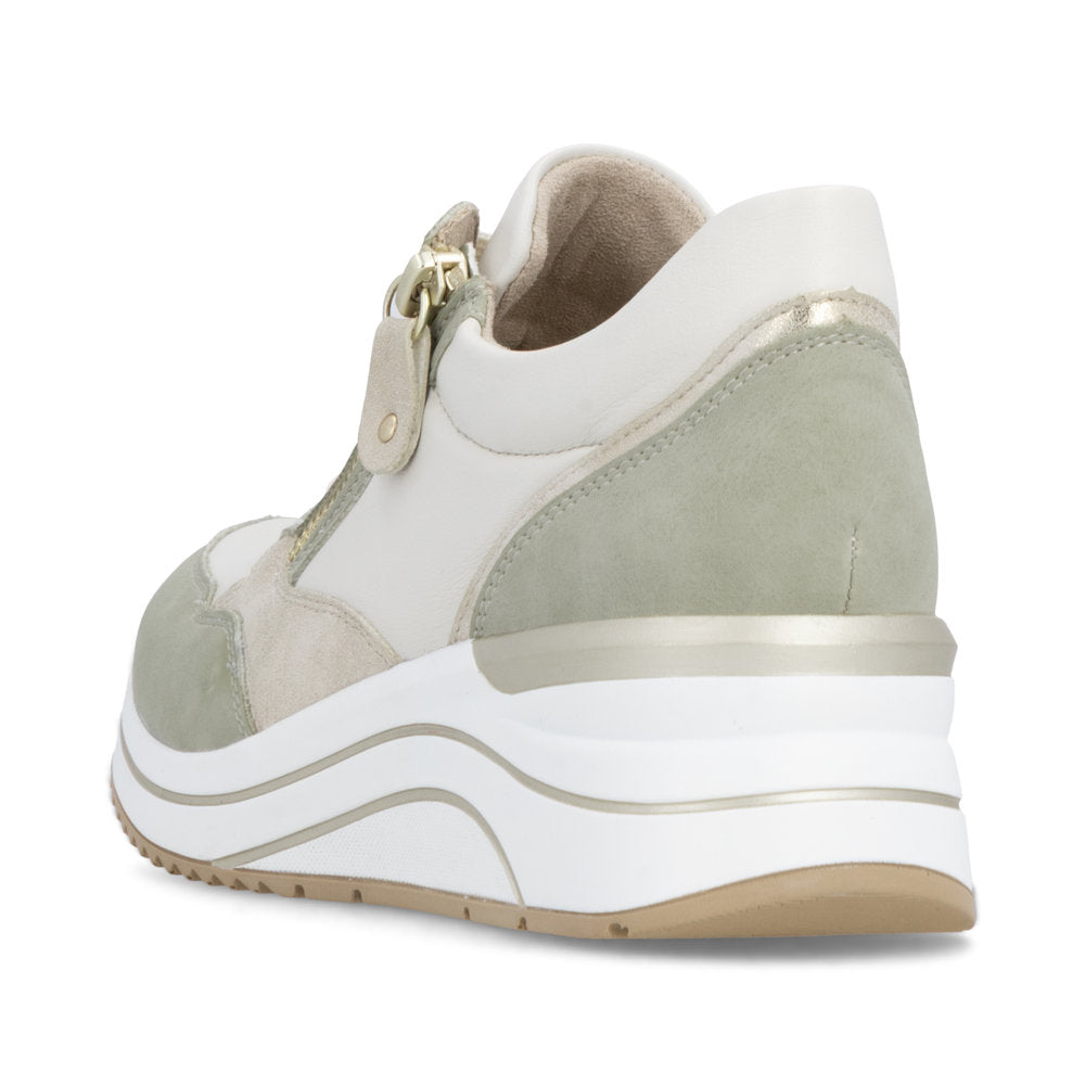 Women’s Leather Lace-Up Sneakers