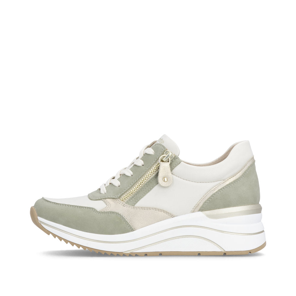 Women’s Leather Lace-Up Sneakers
