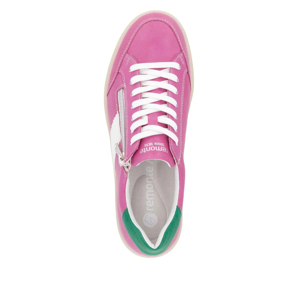 Women’s Leather Lace-Up Sneaker