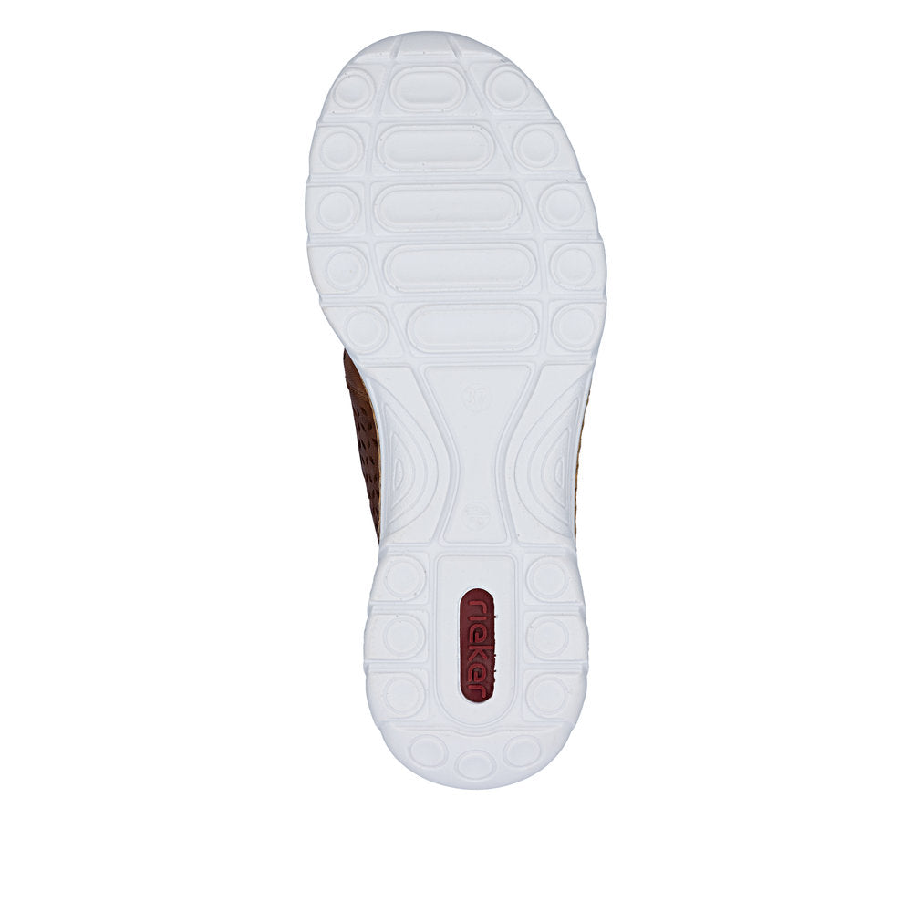 Women’s Perforated Leather Slip-On Shoes