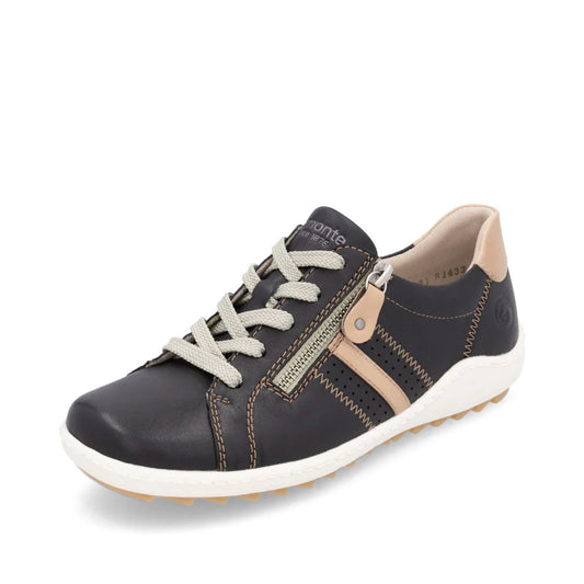 Women’s Leather Lace-Up Casual Shoe
