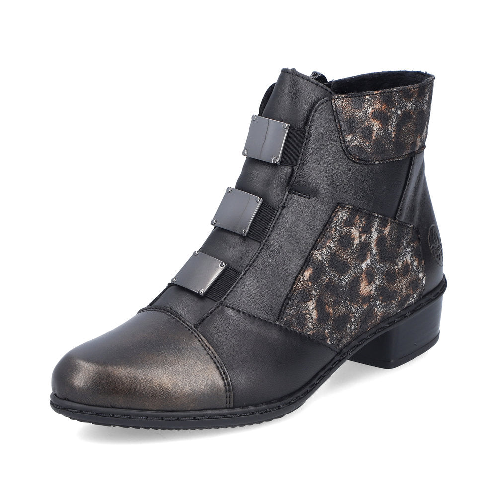 Women’s Leather & Synthetic Ankle Boot